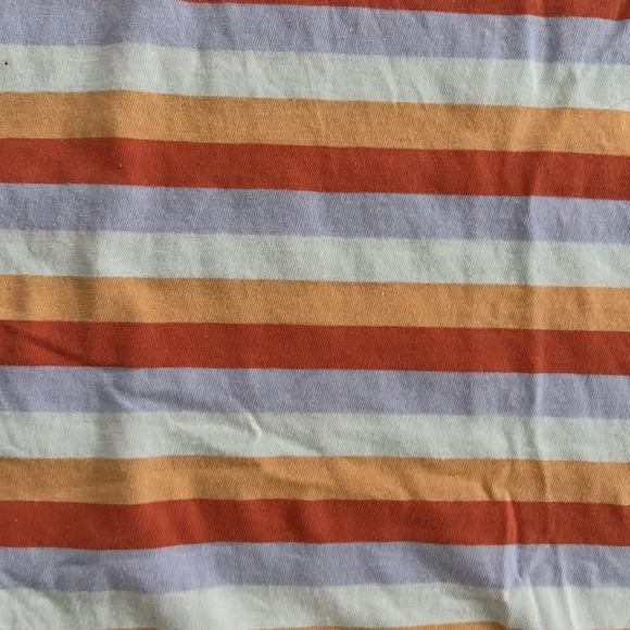 Madewell Daisy Embroidered Northside Vintage Tee in Broadway Stripe Size XS - Picture 8 of 8